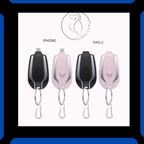 KEYVOLT™ 3en1 CARGADOR PORTATIL EN FORMA DE LLAVERO