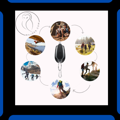 KEYVOLT™ 3en1 CARGADOR PORTATIL EN FORMA DE LLAVERO