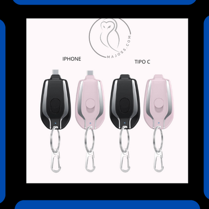KEYVOLT™ 3en1 CARGADOR PORTATIL EN FORMA DE LLAVERO